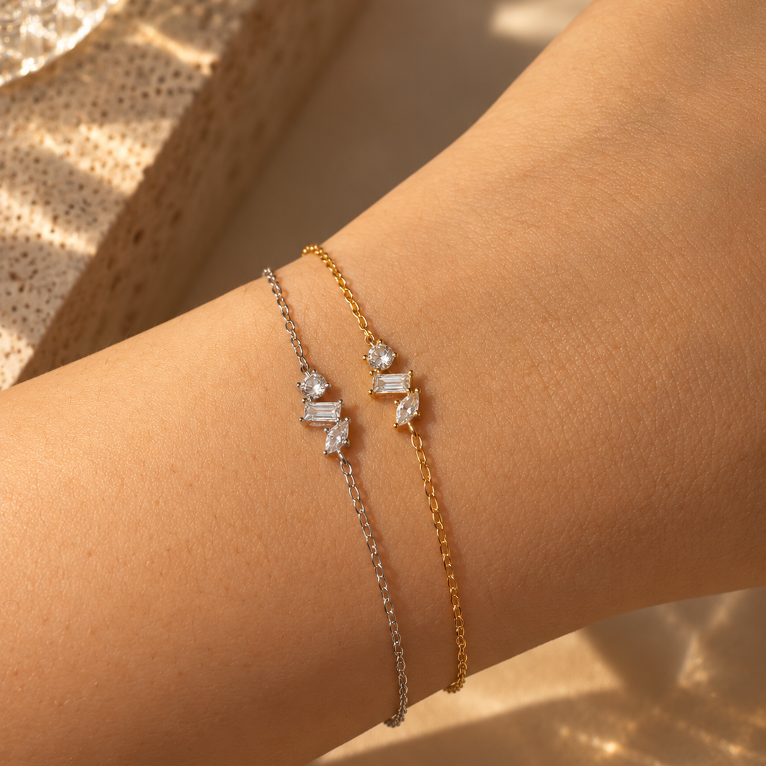 Trinity Baguette Bracelet