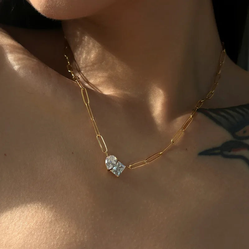 Dual Muse Link Necklace