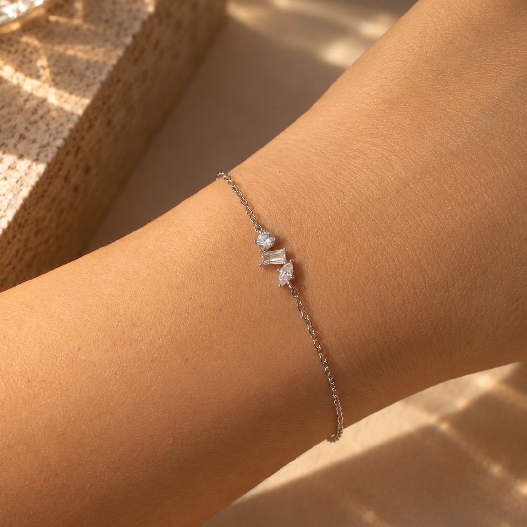 Trinity Baguette Bracelet