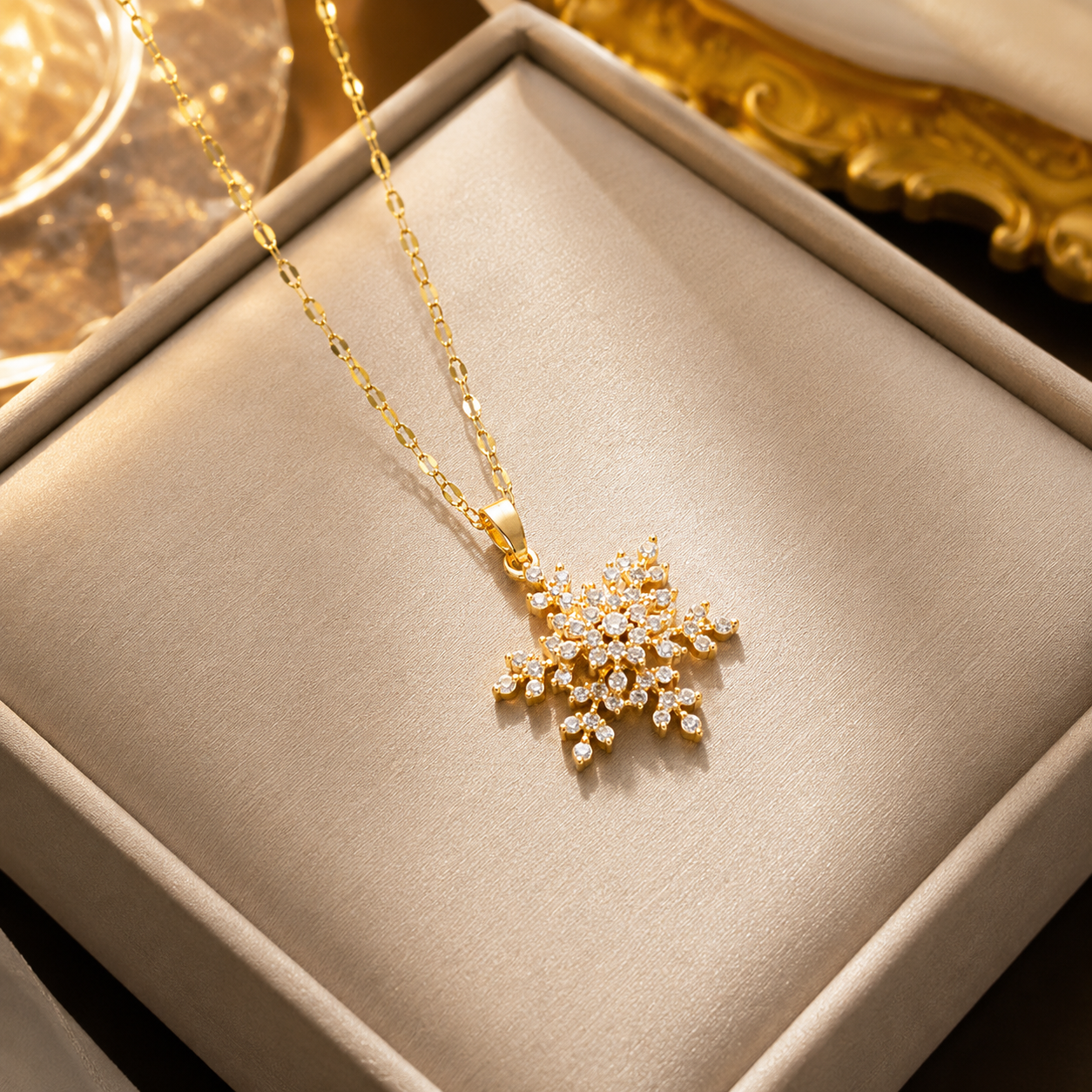 Frostelle Snowflake Necklace