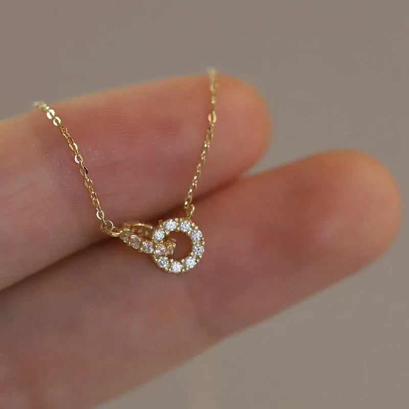 Halo Bond Necklace (925-SS)