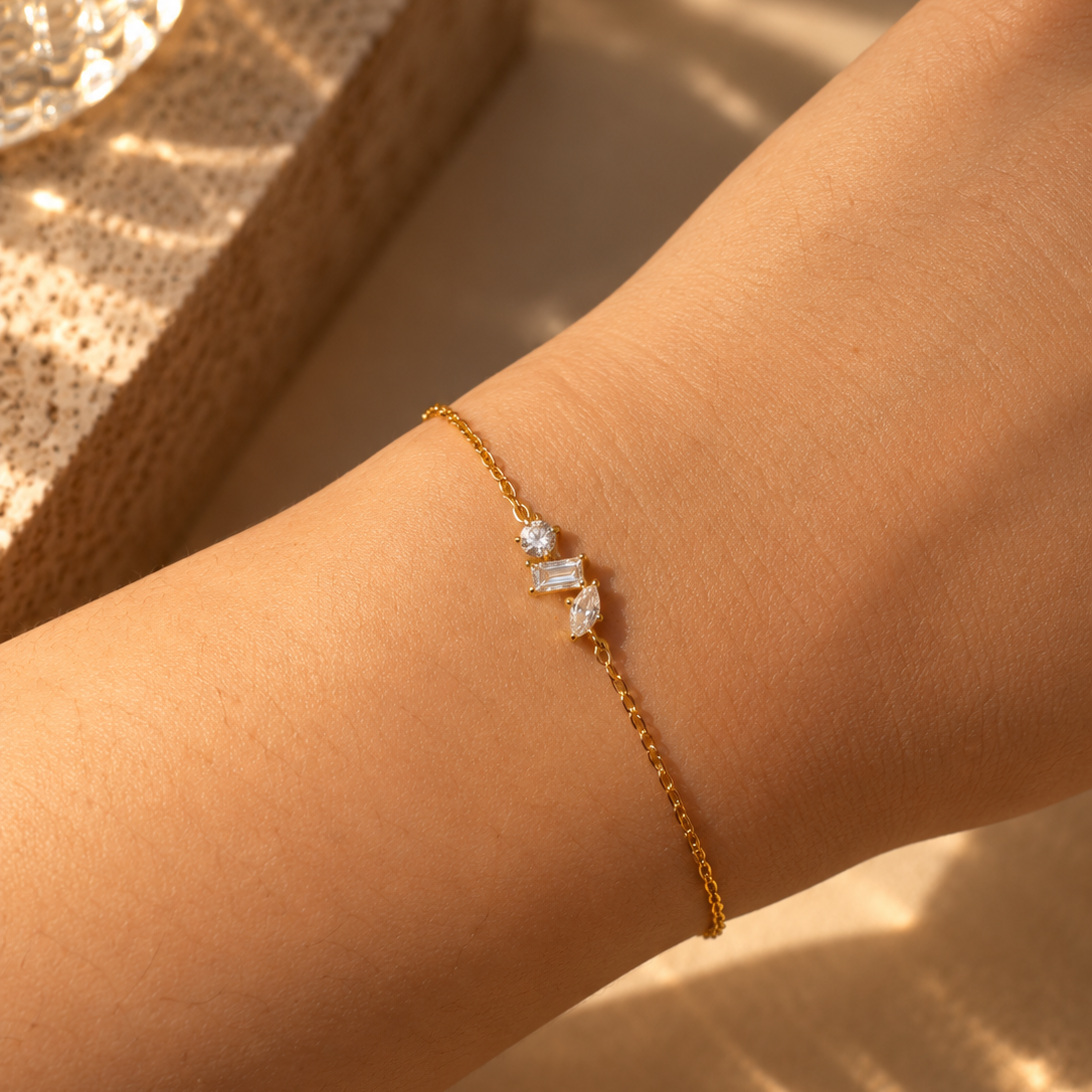 Trinity Baguette Bracelet