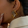 Gilded Orchid Earrings