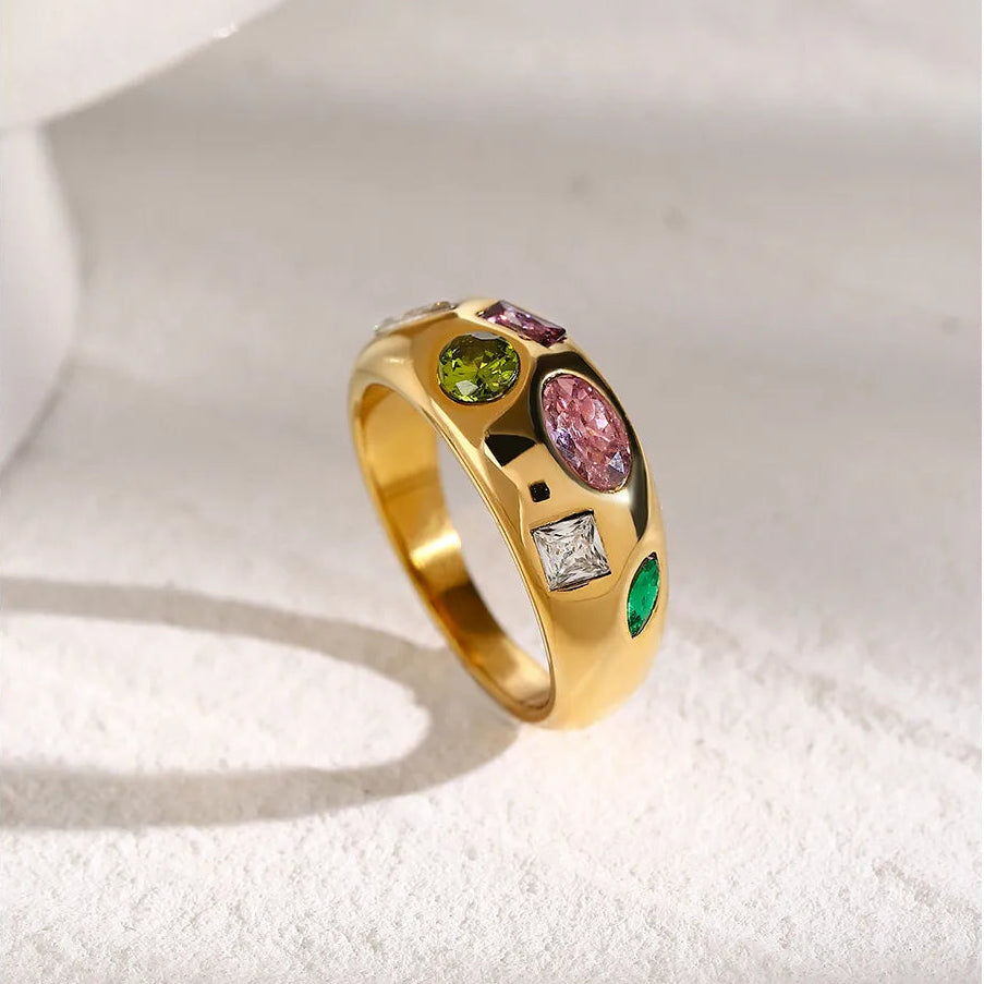 MOSAIC GEMSET RING