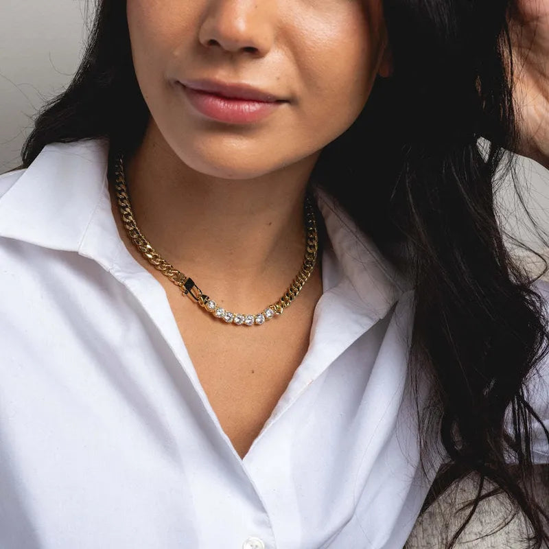 CUBAN DIAMANTÉ CHAIN