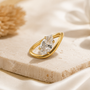 Marquise Arc Ring