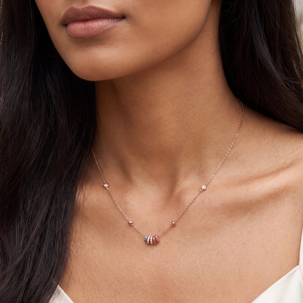 Spectrum Charm Necklace